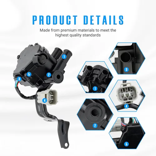 Vista 5 de NOVAPARTS Válvula de Control de Flujo de Refrigerante para Toyota Prius 2004 2005 2006 2007 2008 2009 2004-2009 4 Cil 1.5L 16670-21010 1667021010