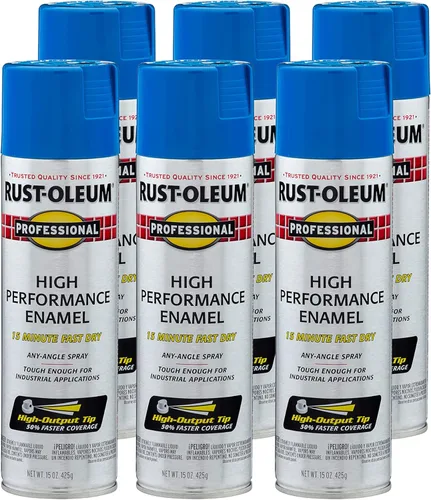 Vista 40 de Rust-Oleum 7515838 Pintura en aerosol de esmalte profesional de alto rendimiento, 14 onzas, aluminio