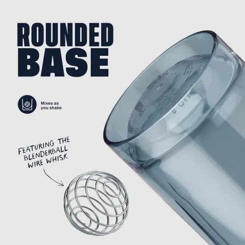 Vista 3 de BlenderBottle - Botella mezcladora serie Pro ideal para batidos de proteínas y bebidas de preentrenamiento, 28 onzas, color azul cerúleo