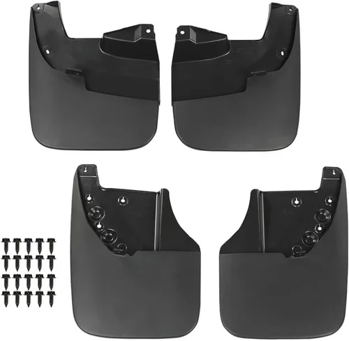 Vista 12 de PIT66 Guardabarros para guardabarros, compatible con Toyota Tacoma 2005-2015 con guardabarros OEM, kit de guardabarros resistente contra