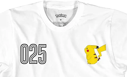 Vista 6 de Pokemon Camiseta de juego Pikachu para hombre, diseño de Gotta Catch Em All