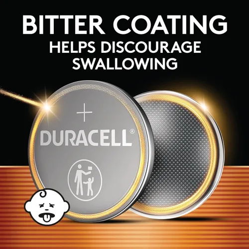 Vista 4 de Duracell - 2025 batería de litio de 3V - batería de larga duración - 2 unidades (el embalaje puede variar)
