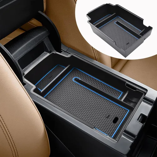 Vista 9 de RUNROAD Bandeja Organizadora de Consola Central Mejorada Compatible con Chevy Blazer 2025 2024 2023 2022 2021 2020 2019 Accesorios, Caja