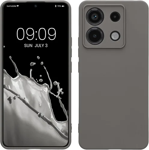 Vista 135 de kwmobile Funda compatible con Xiaomi Redmi Note 9S / 9 Pro / 9 Pro Max - Funda protectora de silicona TPU suave y delgada - Negro mate