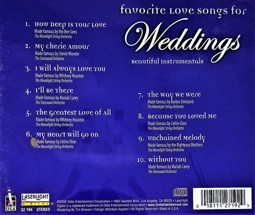 Vista 2 de Favorite Love Songs for Weddings