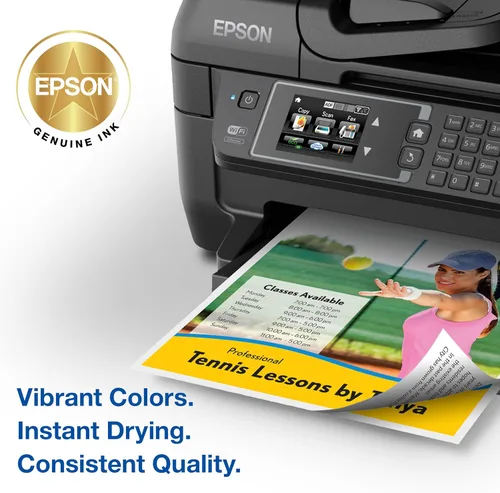 Vista 4 de Epson 220 DURABrite Ultra Ink Alta Capacidad Negro y Color Estándar Cartucho Combo Pack Funciona con WorkForce WF-2630, WF-2650, WF-2660, WF-2750