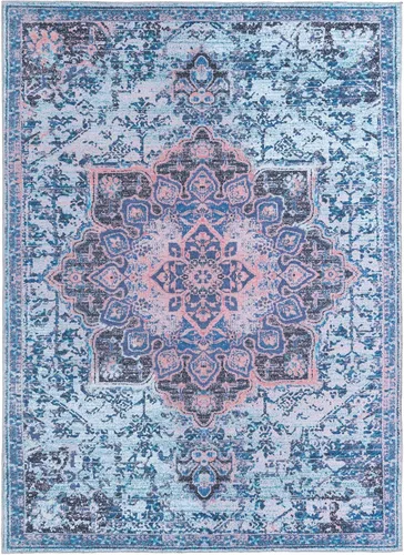 Vista 53 de Rugs.com Francesca Collection - Alfombra lavable de tejido plano, 2 x 3 pies, color blanco sal marina, perfecta para entradas, cocinas, rincones