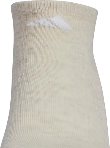 Vista 2 de adidas Calcetines deportivos acolchados para mujer (6 pares) de aspecto bajo con compresión de arco para un ajuste seguro