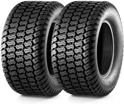 Vista 7 de MaxAuto 2 neumáticos para cortacésped de 16 x 6.50-8 para tractores de jardín, cortacéspedes, 4PR, sin cámara