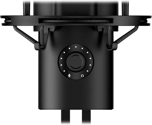 Vista 10 de HyperX QuadCast 2 - Micrófono USB para juegos, transmisión y podcasting, con controles integrados, iluminación LED, soporte de choque extraíble, PC