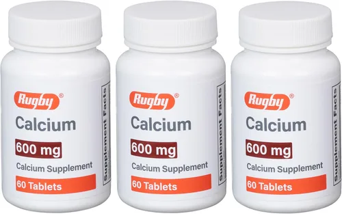 Vista 8 de Rugby - Tabletas de calcio de 600 mg - Suplemento de calcio - 60 unidades (1 paquete)