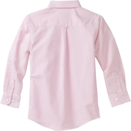 Vista 2 de IZOD - Camisa Oxford de manga larga con botones para niño, color sólido