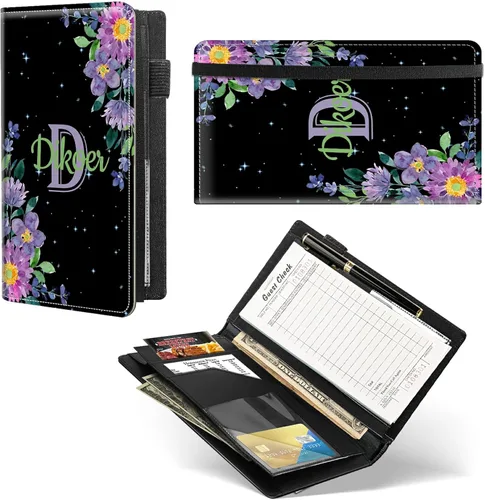 Vista 283 de Diseña Tus Propios Libros de Servicio con Nombre e Iniciales para Camareras, Dikoer Libro de Servicio de Camarero Personalizado con Nombre