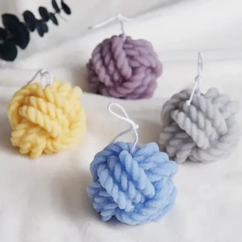 Vista 6 de Moldes de vela Molde de silicona para hacer velas, moldes 3D de bricolaje para cera de soja, cera de abejas, vela perfumada, regalos del día de San