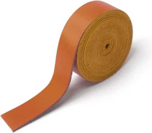 Vista 8 de WUTA Correa de cuero genuino de grano superior, correa en blanco de primera capa de cuero de vacuno para hacer manualidades proyectos de trabajo