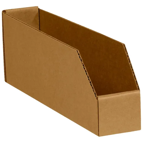 Box USA BBINBIN29K Cajas de contenedores de tapa abierta, 2" x 9" x 4-1/2", kraft (paquete de 25)