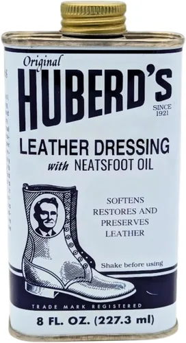 Huberd's Neatsfoot curtido de piel de aceite, 8 onzas (unidad), Blanco