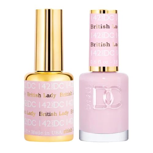 Vista 27 de Juego de esmalte de gel DND DC, colección rosa, esmalte de gel UV/LED y laca de uñas de secado al aire, dúo de esmalte a juego sin astillas, 0.5