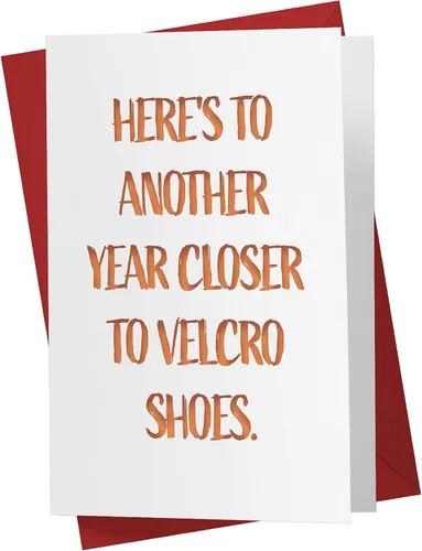 Karto Divertida tarjeta de cumpleaños para hombres y mujeres, tarjetas grandes de feliz cumpleaños de 5.5 x 8.5 pulgadas para mamá, papá, hermano,