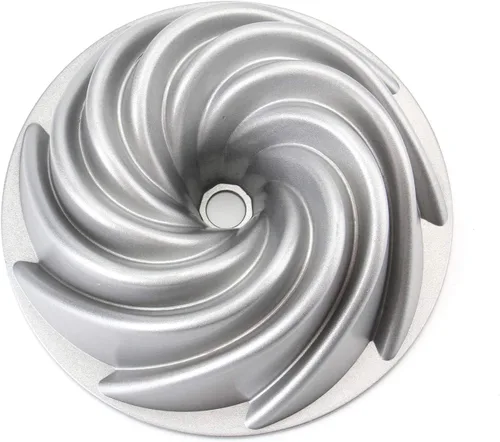 Vista 4 de Tosnail Molde para tartas estriado antiadherente de 9 pulgadas, molde redondo para tartas especiales y novedosas