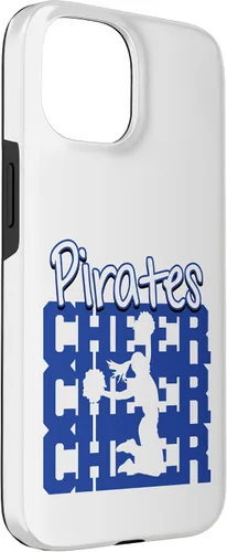 Vista 12 de Pirates Cheer Back to School Cheerleading Spirit B Case for iPhone 16