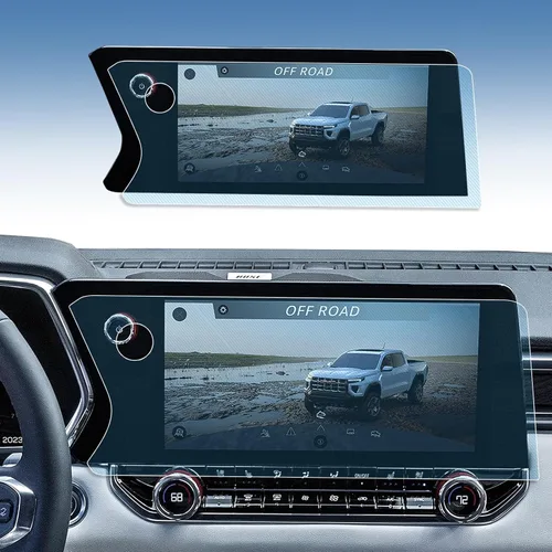 Vista 122 de Protector de pantalla de vidrio templado para Audi A4 (2020-2024)/A5 (2020-2024)/Q5 (2021-2023), accesorios de navegación antirreflejos, instalación