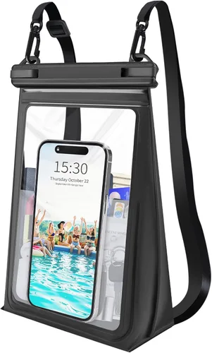 Funda impermeable grande para teléfono móvil, funda impermeable para iPhone 15 14 Pro Max 13 Plus 12 11 X XS XR Samsung S23 S22 hasta 8.5 pulgadas,