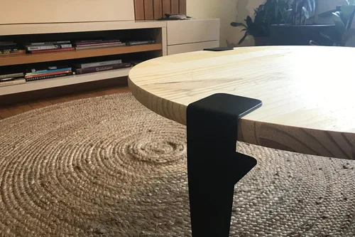 Vista 13 de Shepherd Hardware 8130E - Patas de abrazadera de mesa ajustables de 16 pulgadas, color negro