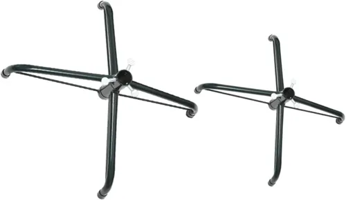 2pcs Metal Christmas Tree Brackets Sturdy Support for Xmas Tree Stand Non-Slip Base Christmas Tree Racks Home Decor Accessories