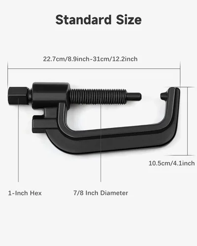 Vista 4 de Herramienta de descarga de barra de torsión, herramienta de llave de torsión resistente, herramientas de extracción de barra de torsión con marco