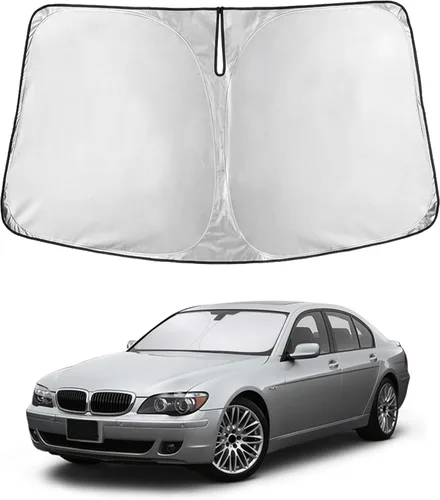Vista 17 de Parasol para parabrisas para Rivian R1S 2022-2024 2025 compatible con EcoNour material de poliéster 240T, visera solar para coches, reflector que