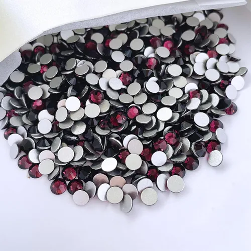 Vista 7 de yantuo Crystal Bedazzler - Kit de diamantes de imitación de cristal transparente con parte trasera plana, tamaños mixtos SS6-SS30 con herramientas