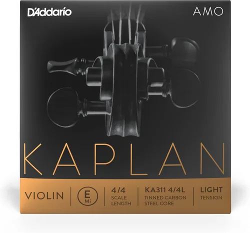 Vista 18 de D'Addario Kaplan Amo Cuerda de Violín - Cuerda A Individual - KA312 4/4M - Cuerdas de Violín - Escala 4/4, Tensión Media