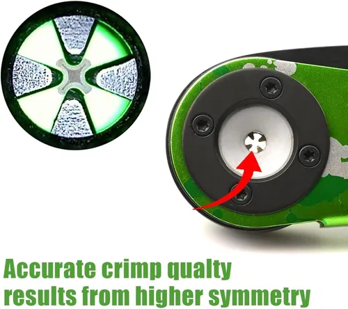 Vista 4 de JRready M22520 1 01 Kit de herramientas de prensado de barril cerrado NUEVO-AS1G Crimpadora ajustable Serie HAN Conectores de servicio pesado