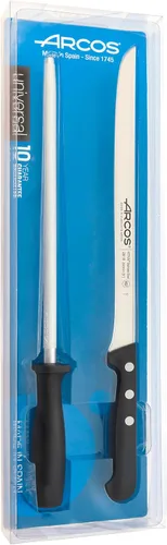 Vista 52 de Arcos Cuchillo para pan de acero inoxidable nitrum de 8 pulgadas y hoja de 7.874 in. Obtén una gran variedad de cortes para tu alimentación.
