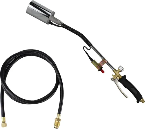 Vista 10 de TITUS Push-Start Antorcha de malezas de propano de alto rendimiento para techos de nieve de hielo de madera