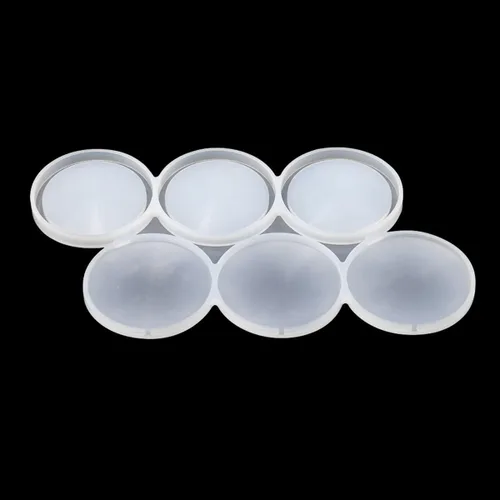 Vista 4 de mostsom Molde redondo 3D para piruletas de silicona, molde de caramelo manual para bricolaje, joyería creativa, color popular, molde de silicona