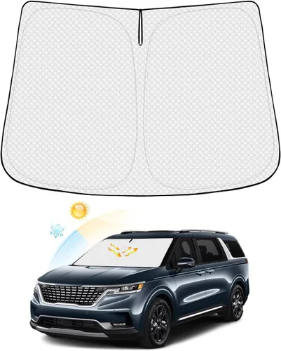 Vista 136 de Canvcle Parasol para parabrisas para Jeep Wrangler JL 2018-2026, accesorios gruesos de 6 capas para Jeep Gladiator JL/2020-2026, protector