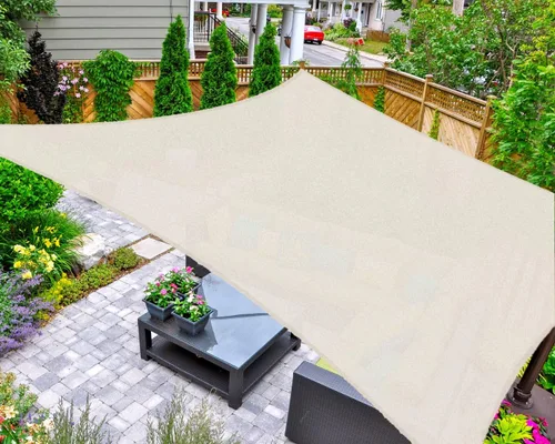 Vista 10 de AsterOutdoor - Toldo parasol rectangular de 6 x 10 pies, Toldo con bloqueador ultravioleta para patio, patio trasero, césped, jardín, actividades al