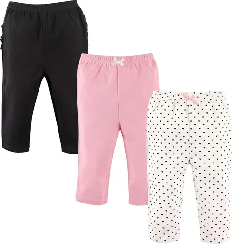 Vista 82 de Hudson Baby - Pantalones y leggings unisex de algodón para bebé 2-Rosa Negro