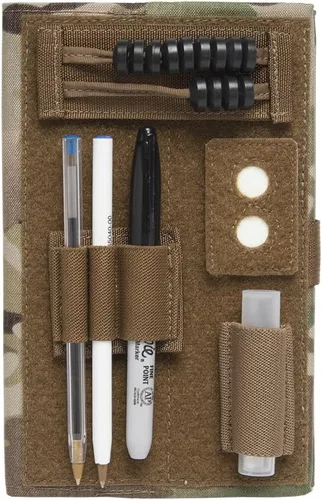 Vista 4 de TACTICAL NOTEBOOK COVERS Detachable Elastic Pen-Marker Loop Patch Hook Fastener Backing for Secure Attachment to Notebooks, Bags, and Gear Large
