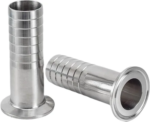 1PC OD51mm Hose tail x 2" Tri Clamp 304 Stainless Steel Pipe Fitting 200mm Legnth