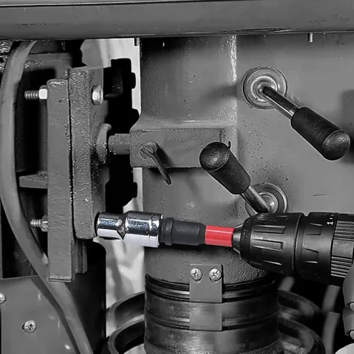 Vista 7 de Geinxurn Juego de 3 adaptadores de enchufe de impacto, drive de 1/4", 3/8" y 1/2", broca de extensión de 3 pulgadas con soporte, adapta tu taladro