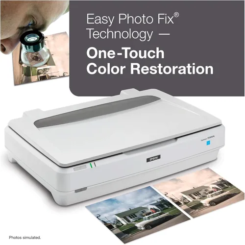 Vista 5 de Epson Expression 13000XL Escáner de cama plana de fotos y gráficos de archivo
