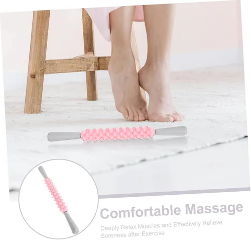 Vista 9 de Mipcase Trigger Point Massage Roller Stick for Muscle Nonslip Grip Body Roller for Deep Tissue Therapy Calf and Shoulder Relaxation Tool for Yoga