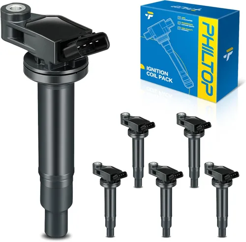 Vista 11 de PHILTOP UF504 Paquete de Bobina de Encendido Compatible con Ram 1500 Classic 2500, Dodge Ram 1500 Charger Challenger Durango, Jeep Grand Cherokee
