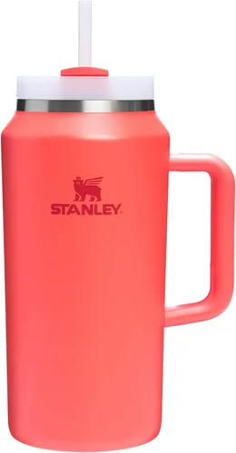Vista 91 de Stanley Quencher H2.0 - Vaso de 14 onzas con pajilla y tapa giratoria de 3 posiciones, compatible con portavasos para viajes, vaso aislado de acero