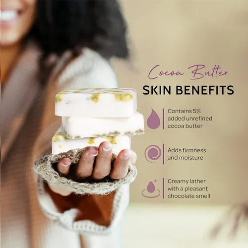 Vista 4 de Pifito Base de jabón para derretir y verter manteca de cacao (2 libras) │ Base de jabón de glicerina 100% natural prémium │ Suministros de lujo
