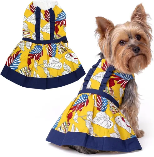 Vista 60 de Parisian Pet Chambray - Vestido para perro - Ligero sin mangas para perro, niña, talla XS Chambray en general