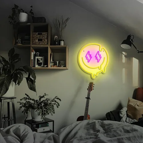 Vista 8 de Señal de Neón de Cócteles Letrero de Vaso de Cóctel Luces LED de Neón para Arte de Pared para Decoración de Bar de Cerveza Luces de Neón Dimmable